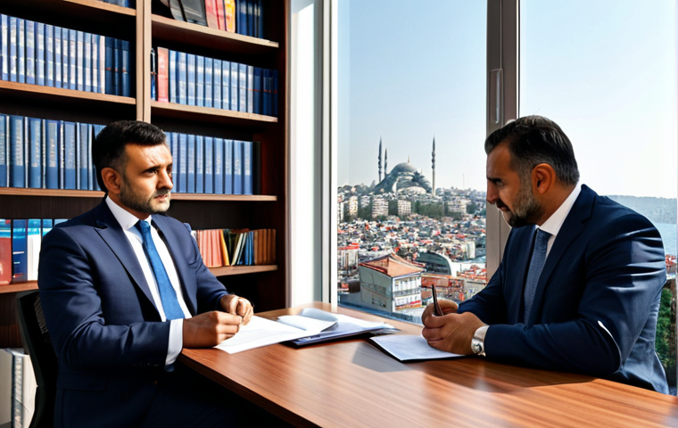 부동산 세금 신고 후 환급 받는 법 - Home Interior with Tax Documents**

A comfortable living room in a modest Turkish home. An elderly m...