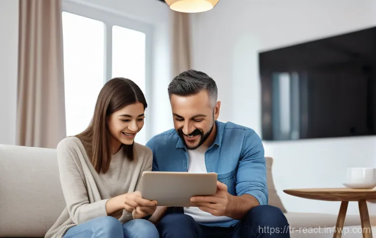 부동산 세금에 관한 개정 법률 - A happy Turkish family of three (father, mother, and their daughter aged around 10) in a bright, mod...