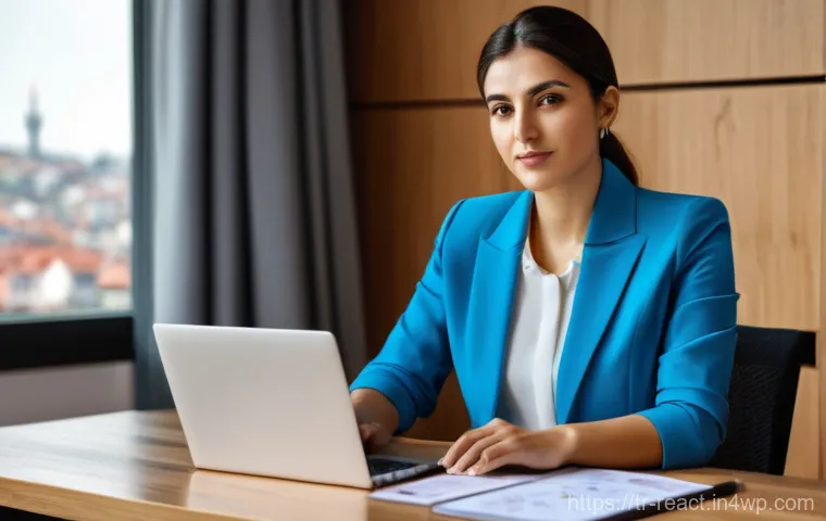 부동산 세금에 관한 개정 법률 - A happy Turkish family of three (father, mother, and their daughter aged around 10) in a bright, mod...